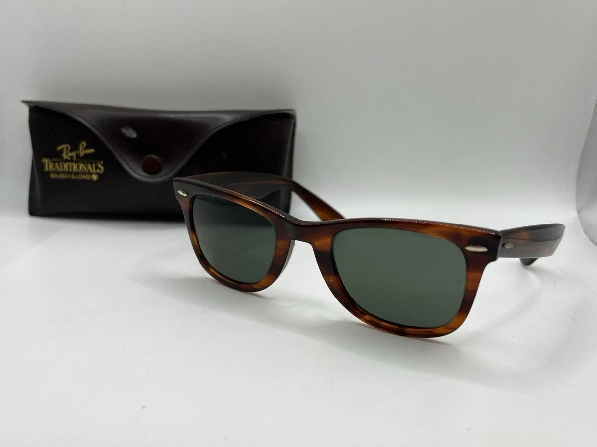 美品 80s B&L WAYFARER 1 AMBER MADE IN USA 【公式通販】