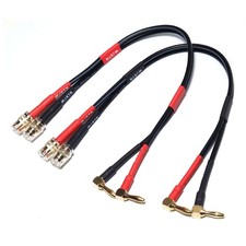 Speaker Cable Extension With Right Angle Banana Plugs Heavy Duty Wire Cord