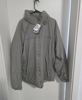 Primaloft ECWCS Gen III Level 7 Parka Jacke mit Kapuze Extreme Cold grau