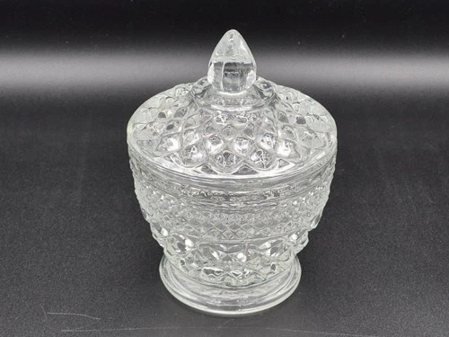 Vintage Anchor Hocking Wexford Sugar Bowl/Candy Dish