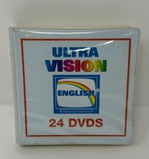 Ultra Vision English Learning System 24 DVDs Beginner ESL Education Lessons