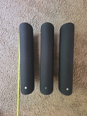 KEF Set of 3 KEF KHT6000 Satellite Speakers (LCR) - HTS6001 Fabric Wrapped - ACE