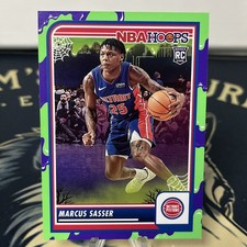 Marcus Sasser RC Green Slime Haunted 2023-24 NBA Hoops