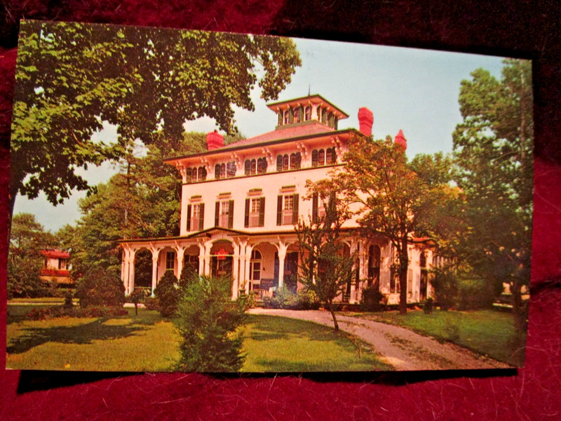 1967 The Victorian House Built Civil War Cape May New Jersey Vintage Postcard