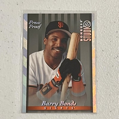 1997 Studio #59 Barry Bonds Press Proof Silver */1500