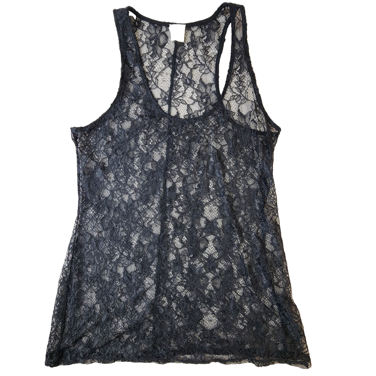 Top Femme En Dentelle Légère Express - Taille M, Dos Nu (racerback) - Occasion En Très Bon état - Noir