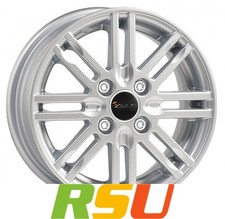 Avus Racing Koala hyper silver 5x13" ET35 LK4 100 ML 67.1 Alufelgen 13 Zoll