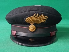 BERRETTO CAPPELLO CARABINIERE MILITARE MARESCIALLO ANNI '50 '60 CON FIAMMA. DF84