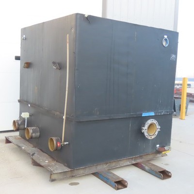1000 Gal Insulated Open Top Hot Water Chiller Closed Loop Processing Tank