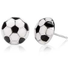 Sports Earrings,Soccer Football Volleyball Stud for Women Men Mom Birthday Jewel