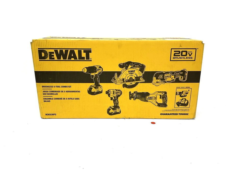 DEWALT DCK530P2 20V MAX 5-TOOL COMBO KIT 10253864-2 - Image 2 of 4