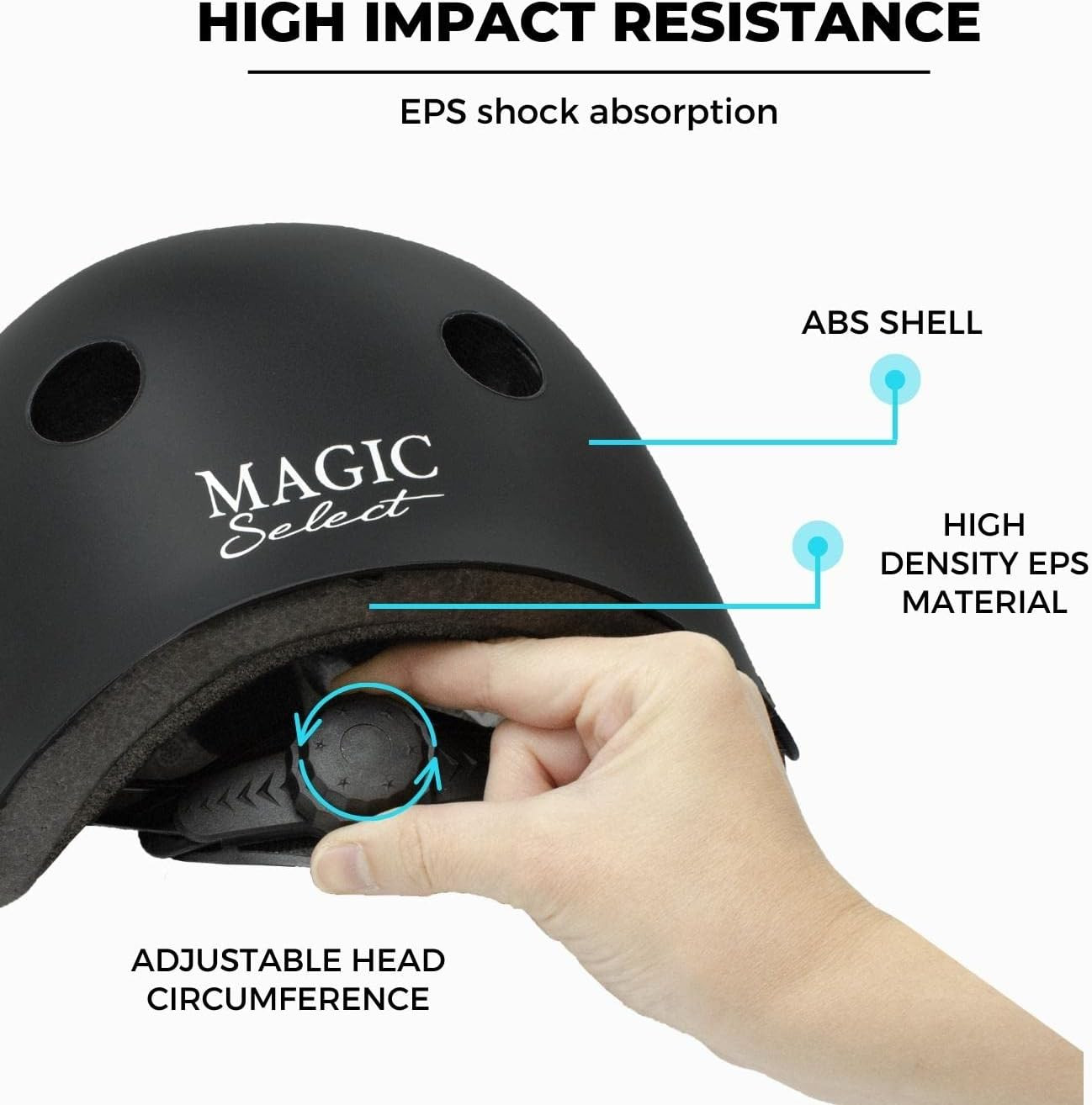 Casco Da Bici O Monopattino Elettrico per Scooter, Skate. Casco Sportivo Unisex foto 2