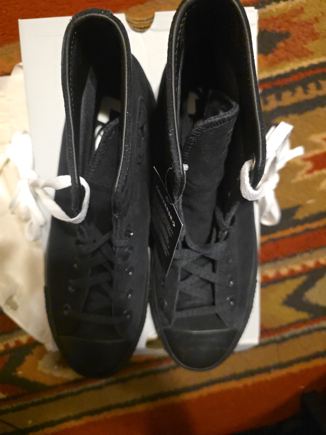 Converse Cons Chuck Taylor All Star Pro Suede- Black Suede, Adult Size 9.5 thumbnail 5