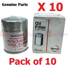 GENUINE Nissan Patrol GU Y61 TB48 1520831U0B Oil Filter Pack of 10