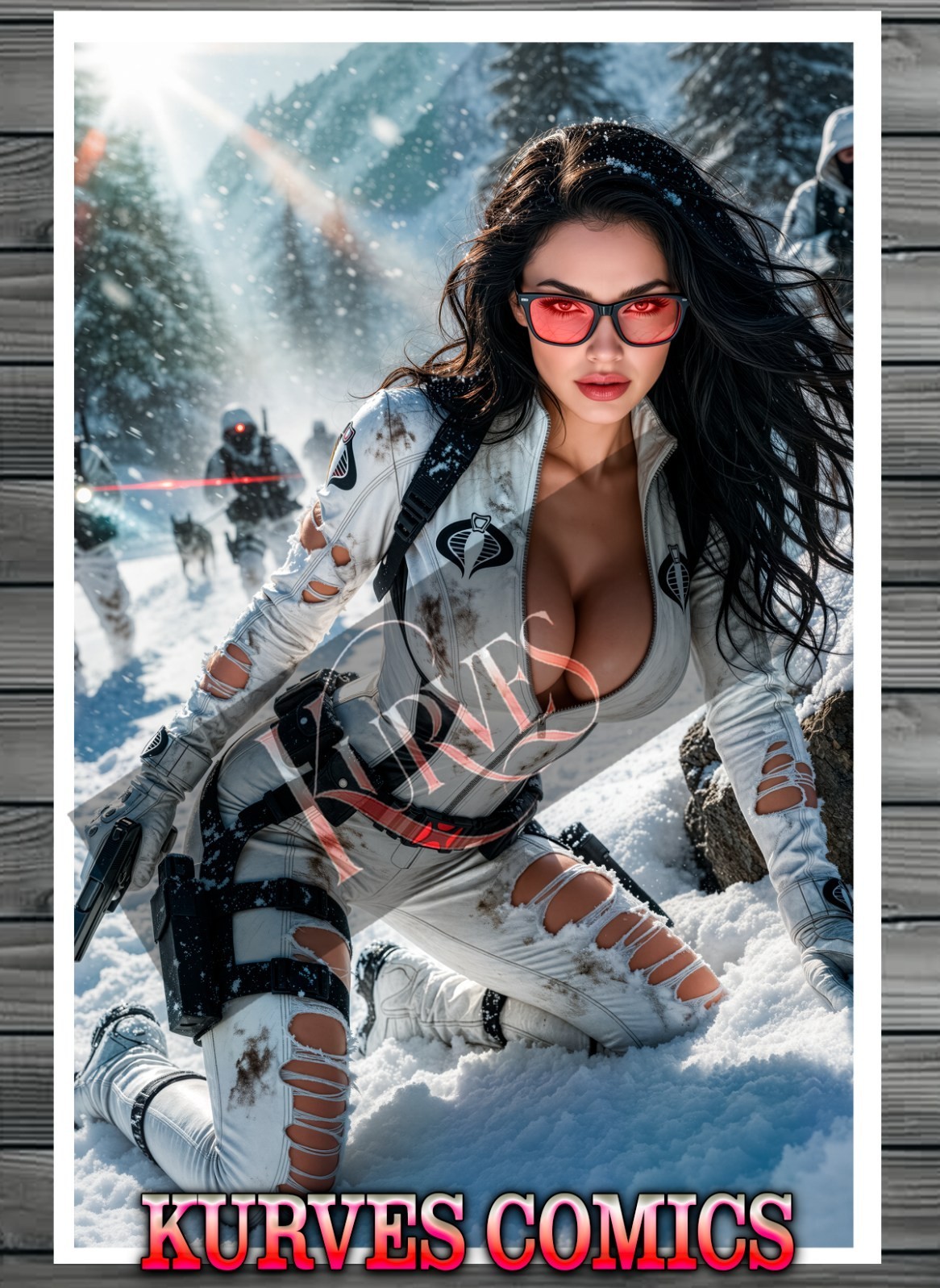 BARONESS IN SNOW V2 | NICE | SINGLE COVER EDITION | KURVES COMICS