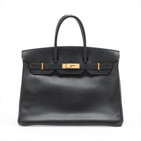 Hermès Birkin 35 Le Tournay Ardennes Black Gold Metal Fittings □E: 2001