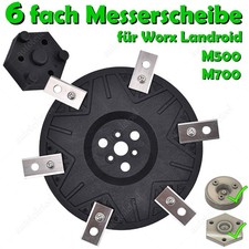 F&uuml;r Worx Landroid M500 M700 WR167E WR142E-6 Klingen Teller Scheibe Messerscheibe