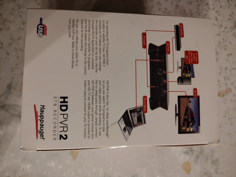 Hauppauge HD PVR 2 HD Video Recorder from Cable or Satellite TV - New! - Image 2 of 4