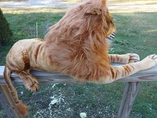 Melissa  Doug Giant Lion - Lifelike Stuffed Animal Plush 52  