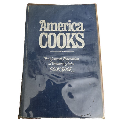 Vintage America Cooks The General Federation of Women's Clubs Cook Book 1967