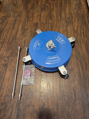 #ad #ad Pressure Washer Surface Cleaner 14quot; 4 Wheels Coated Blue Stainless Steel $85.00