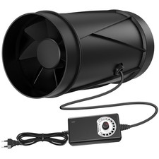 Ventola Aspirazione regolabile da 100 mm con motore EC 221 m³/h Estrattore Aria