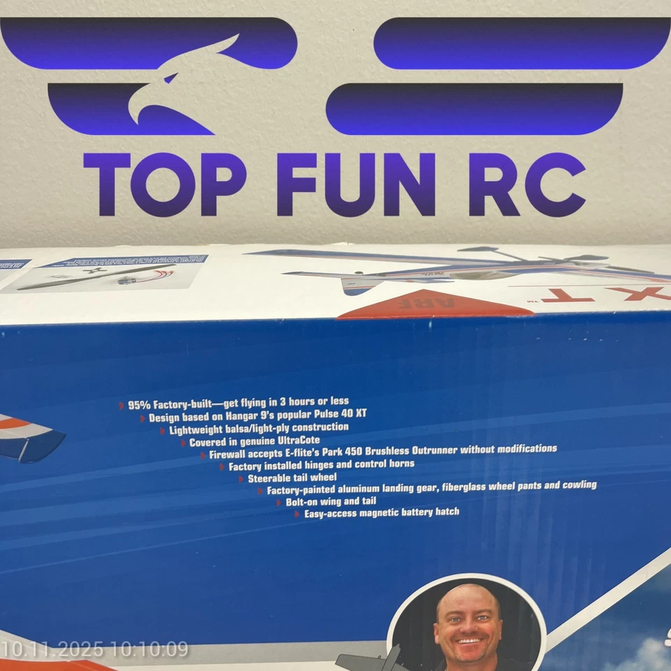 E-FLITE MINI PULSE XT ARF MODEL AIRPLANE KIT - Image 3 of 4