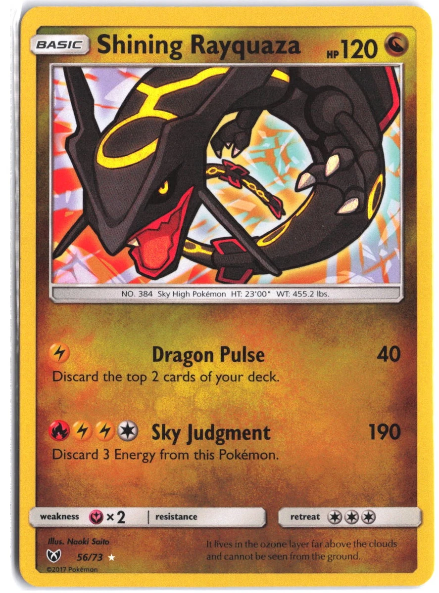 Shining Rayquaza Pokémon TCG Cards for sale | eBay