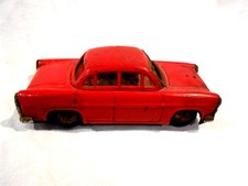 Early Japan Tin Friction Red Sedan 6"