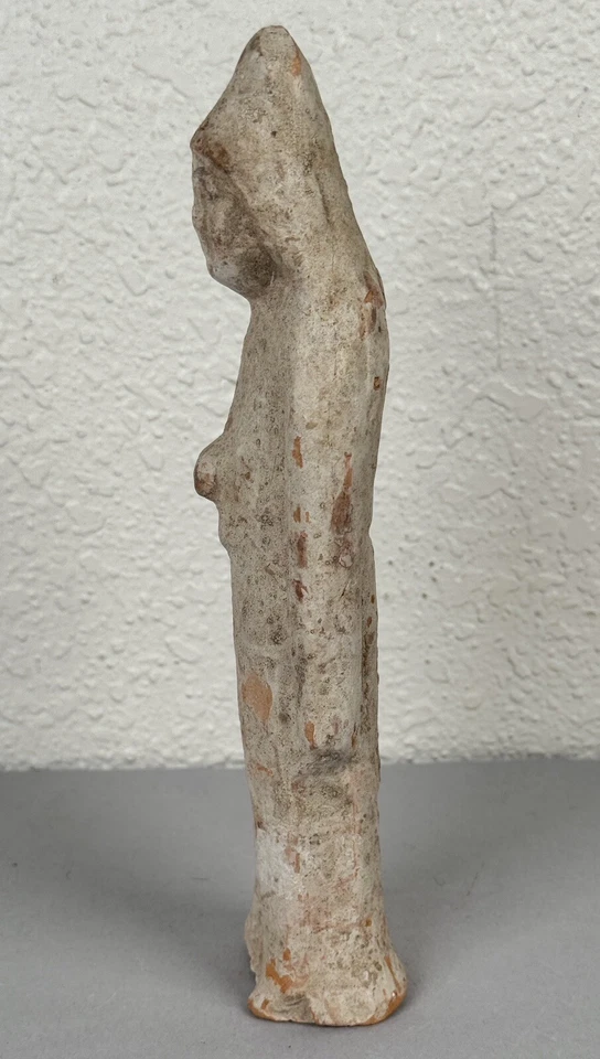 Antigua figura de cerámica funeraria china tumba asistente corte dinastía Han Tang #1 Foto 4 de 4