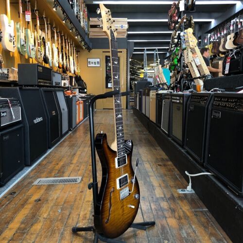 Paul Reed Smith CE 24 Semi-Hollow Electric Guitar 2023 Black Amber w/Gig Bag - Picture 5 of 8