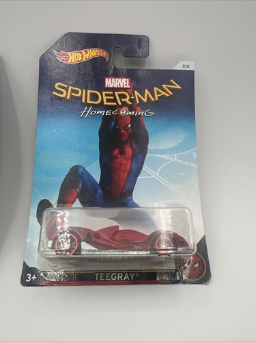 HOT WHEELS 2016 Batman Spider man Jaded Spider Man Teegray - Picture 4 of 5