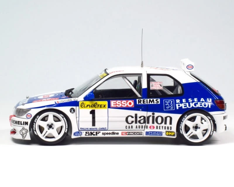 Nunu Peugeot 306 MAXI 1996 Monte Carlo Rally 1:24 PN24009 modellismo - Immagine 4 di 4