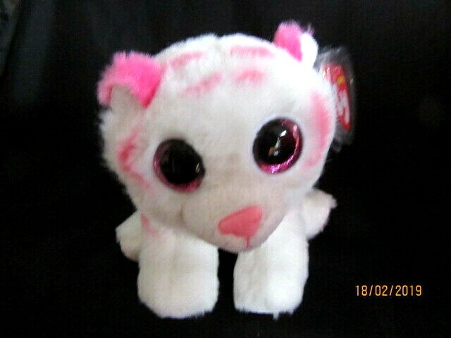TY BEANIE BABIES / BABY - 6"" 15CM PLUSH ANIMAL - TABOR - THE TIGER - NEW