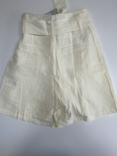 Urban Outfitters Narrated Tie Waist Shorts. White/Cream. XS. RRP £30 - Picture 5 of 6