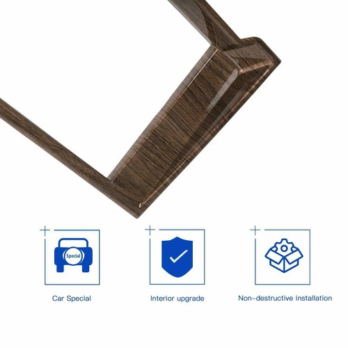 Savadicar Wood Grain Interior Trim For Ford F150 (2021+) – Door Window Button Panel Covers, 4-Piece Upgrade Kit - View #6