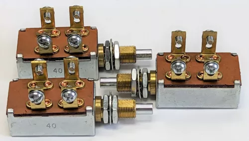 (3)Momentary ON / OFF 40A Push Button Military / Aviation Sensitive Switch [BB25
