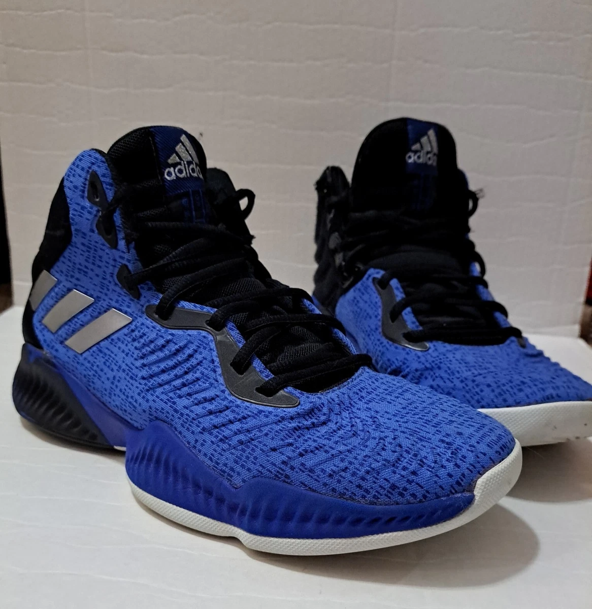 banjo Brillar cafetería NWT Adidas Basketball Mad Bounce 2018 Blue Black AC7428 Mens Shoes, Size US  7 .5 | eBay