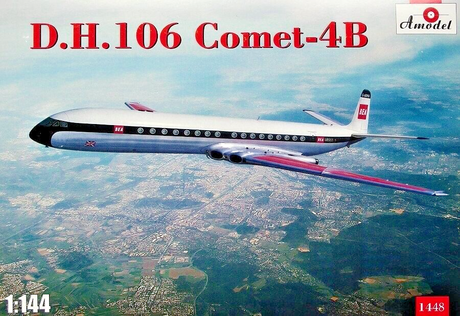 Amodel 1/144 de Havilland DH.106 Comet-4B Airliner BEA