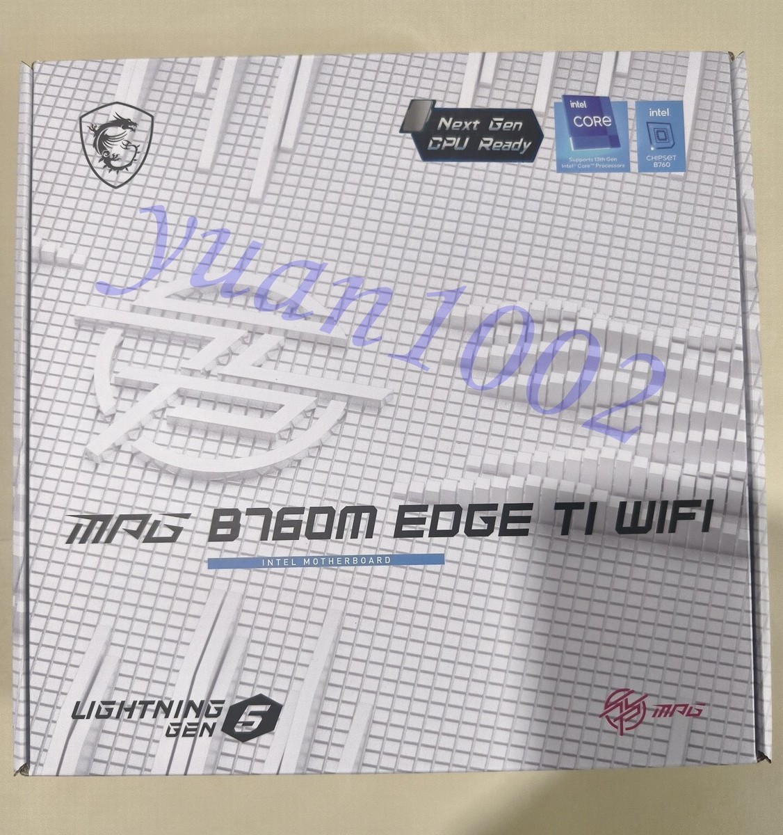 1PCS NEW MSI MPG B760M EDGE TI WIFI Motherboard Fast delivery | eBay