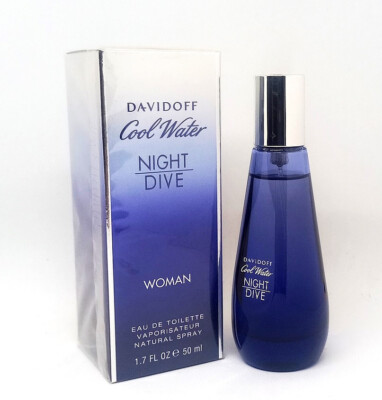 Davidoff Cool Water Night Dive woman 50 ML eau toilette Spray 1.7 Fl. OZ