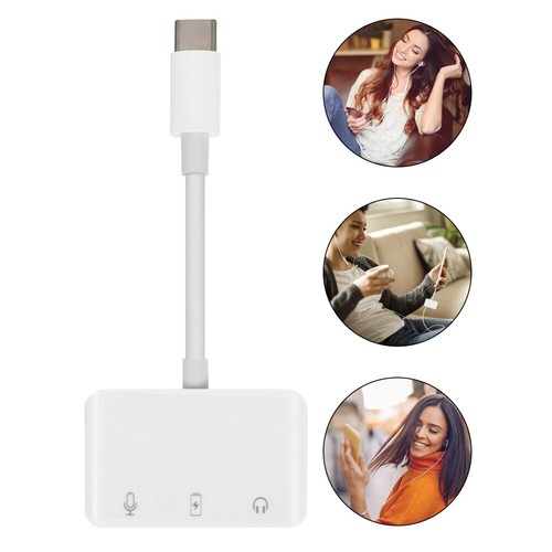 Headphones Adapter Earphone Converter Laptops Audio Adapter Mic Earphones Dongle - Photo 10/12