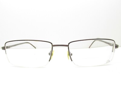 HARLEY DAVIDSON HD 421 SEMI-RIMLESS RECTANGULAR SPORT EYEGLASSES stainless  98340