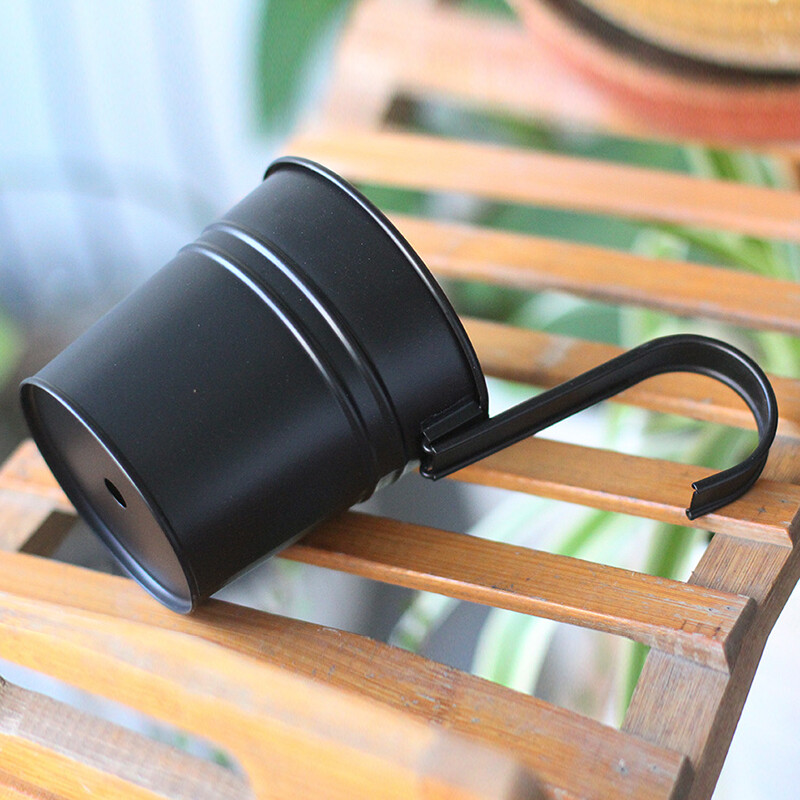 Hanging Plant Iron Flower Pots Balcony Planter Hanging Plant Pots for