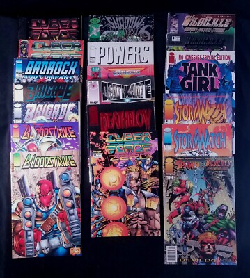 19 Image Comics Variety of 14 Titles From the 1990s Most In Near Mint Condition
