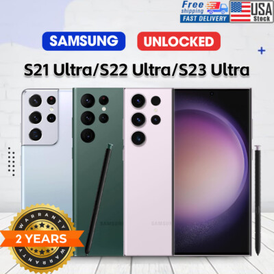 NEW Samsung Galaxy S22 Ultra 5G | S23 Ultra 5G | S21 Ultra 5G CDMA GSM Unlocked