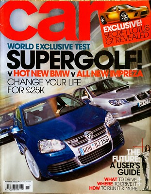 CAR MAGAZINE NOV-2005 - Golf R32, Merc S500 W221, BMW 130i Sport, Discovery TDV6