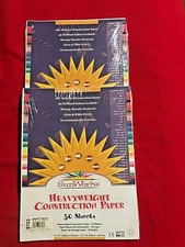 Sun Works Vintage Construction Paper, 9 x 12, White, 50 Sheets 2 Packs (PAC8703)