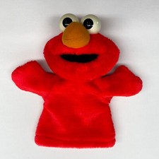 Elmo Tyco 1996 Sesame Street Hand Puppet Plush 9" Stuffed Animal Toy
