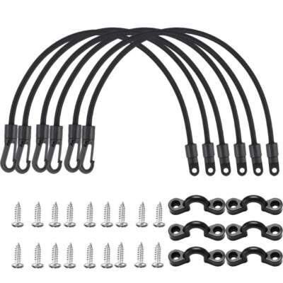 Sets Holder Rod Tamer Straps Saver Deck Mount Connector Tie Down Boat  Fishing